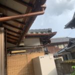 滋賀県草津市にて屋根修理（雨樋の掛け替え）