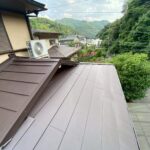 滋賀県大津市にて雨漏り修理・屋根修理〈スーパーガルテクトへのカバー工法〉 施工後
