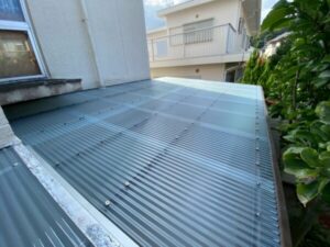 滋賀県大津市にて屋根修理〈波板ポリカの張り替え〉 施工後