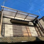 大津市にて屋根修理〈ベランダ波板ポリカの張替え工事〉 施工後