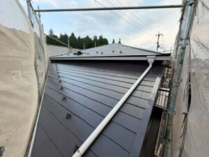 滋賀県大津市にて雨樋交換工事〈屋根塗装工事に伴う樋交換〉 施工後