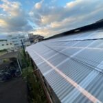 滋賀県大津市にて工場屋根のポリカ張り替え工事 施工後